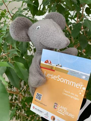 Lesesommer Mio Handpuppe © Helga Bansch, Buchstart